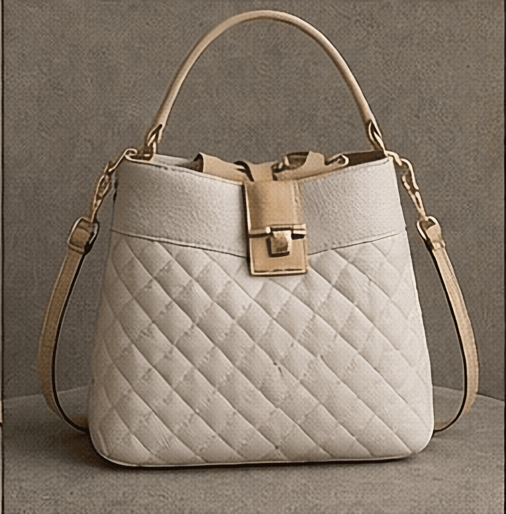 キルティングバッグ（アイボリー）