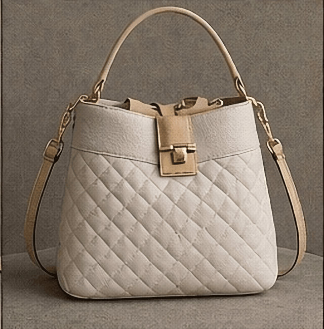 キルティングバッグ（アイボリー）