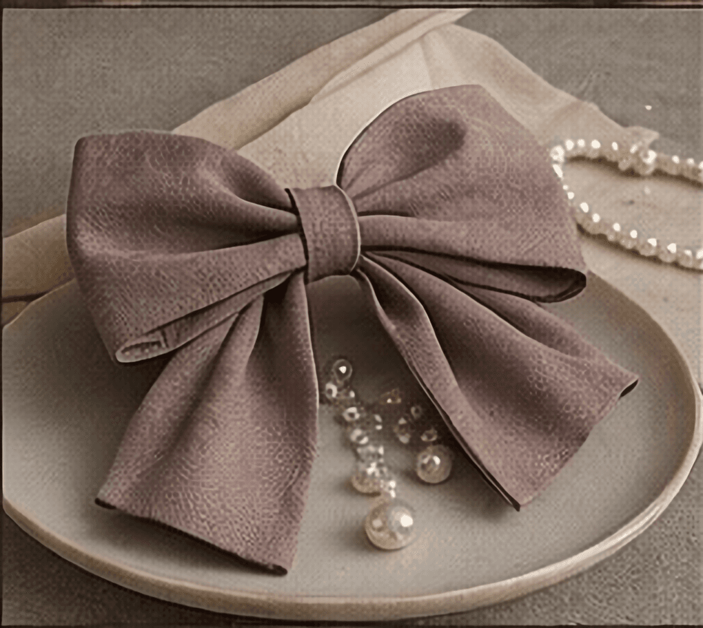 ビッグリボンアクセサリー（ブラウン）