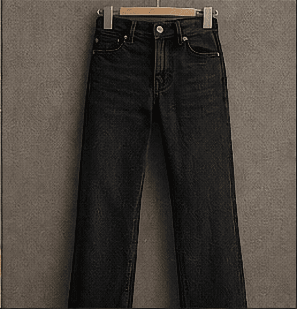 ストレートデニム（ブラック）